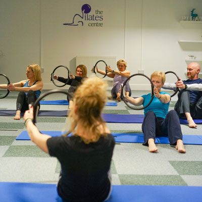 Pilates class in Wrexham studio