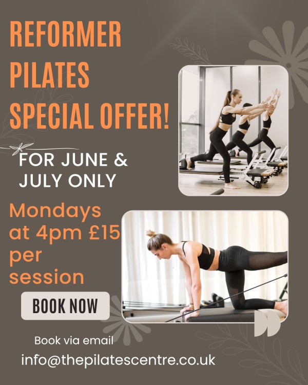 REFORMER SPECIAL OFFER - MONDAYS AT 4PM £15